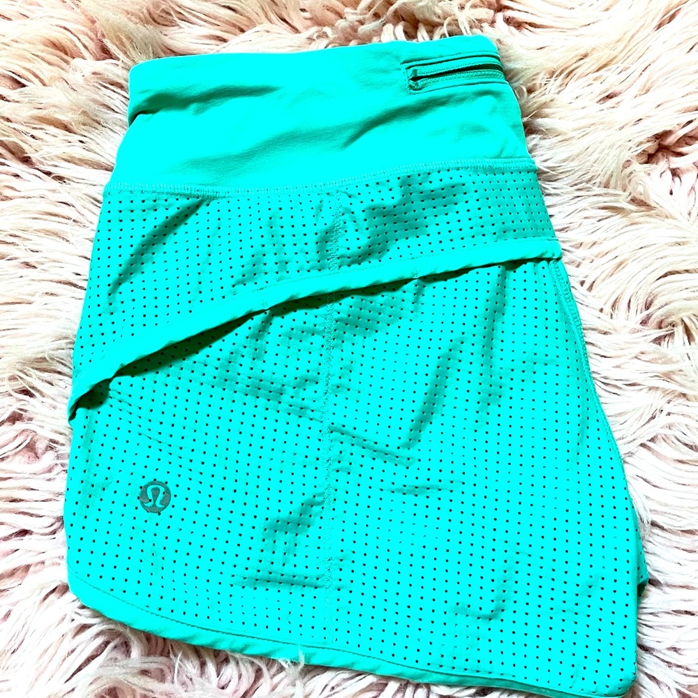 Lululemon Teal Athletic Skirt